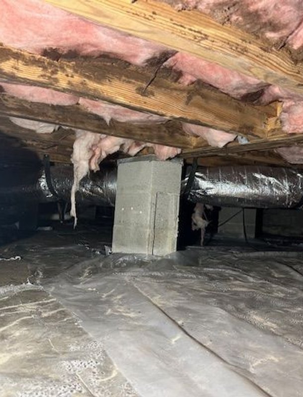 Failed wet batts before replacement